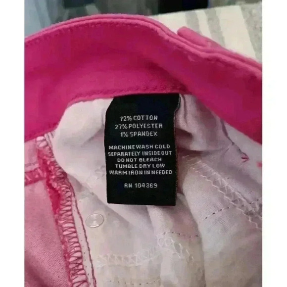 Signature Studio (16) Pink Ultimate Stretch With Style Mid-rise Tapered Leg - Picture 8 of 10